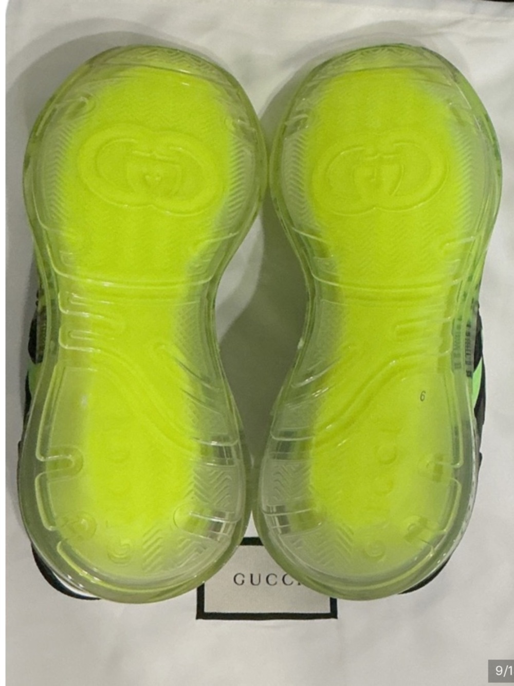 New authentic Gucci luxury designer men’s signature sneakers sz US 6.5 Gucci 6 - Picture 9 of 15